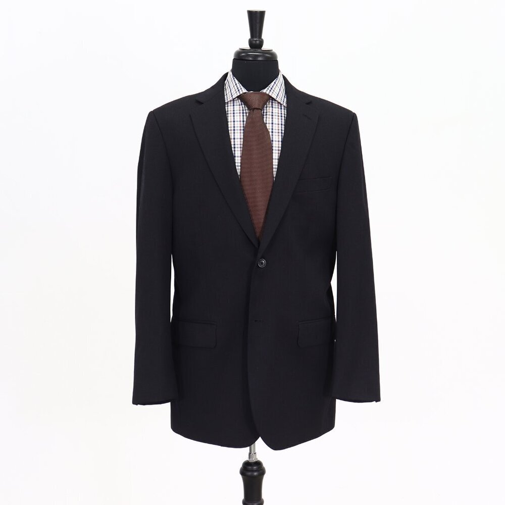 Pronto Uomo 42L Gray Solid 2-Button Sport Coat Blazer Jacket G315